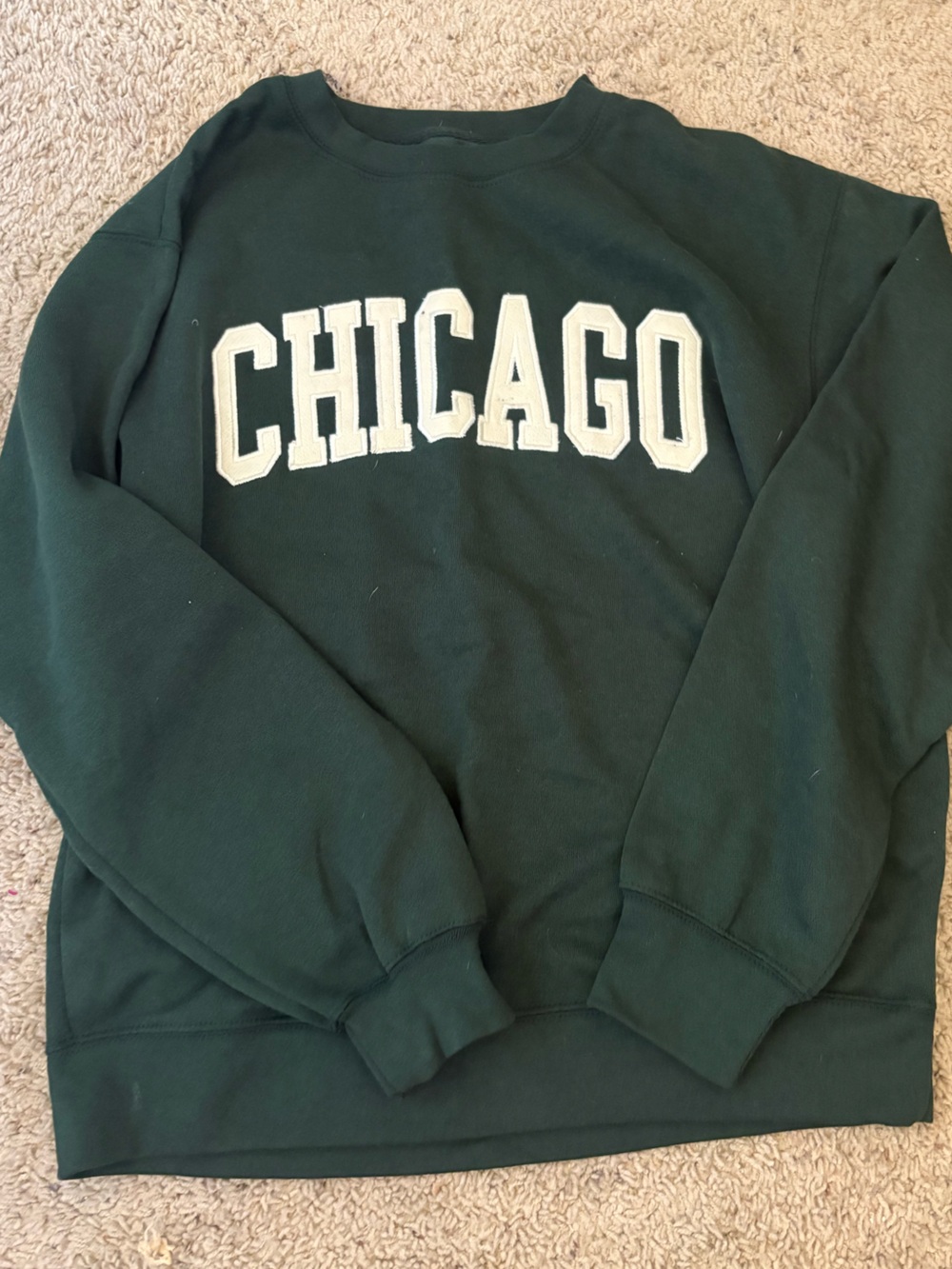 Chicago Green Crewneck Sweatshirt
